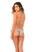 Luli Fama Siren Dance Wavey Ruched Back Brazilian Tie Side Bottom